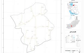 نقشه روستاهای شهرستان علی آباد
