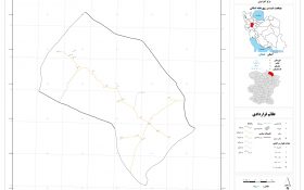 نقشه روستاهای شهرستان رزن