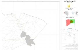 نقشه روستاهای شهرستان شهر بابک