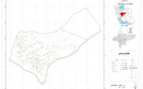 نقشه روستاهای شهرستان نائین