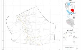 نقشه روستاهای شهرستان سیرجان