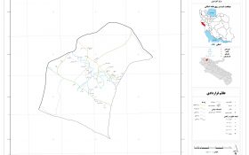 نقشه روستاهای شهرستان ایوان