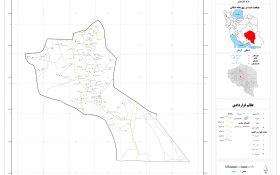 نقشه روستاهای شهرستان بردسیر