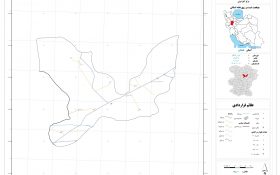 نقشه روستاهای شهرستان کبودرآهنگ