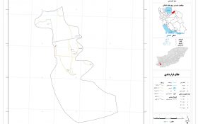 نقشه روستاهای شهرستان کرد کوی