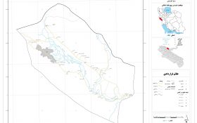 نقشه روستاهای شهرستان سیروان چرداول