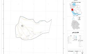 نقشه روستاهای شهرستان گتوند