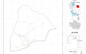 نقشه روستاهای شهرستان باخرز