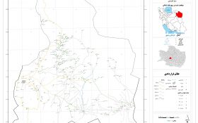 نقشه روستاهای شهرستان کاشمر
