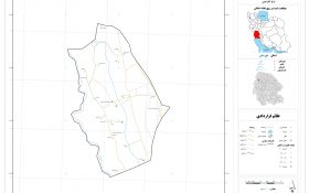 نقشه روستاهای شهرستان شوش