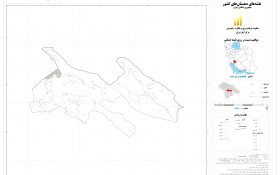 نقشه روستاهای شهرستان چرام