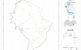 نقشه روستاهای شهرستان هرسین