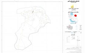 نقشه روستاهای شهرستان نیشابور