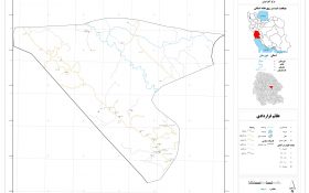 نقشه روستاهای شهرستان هفتگل