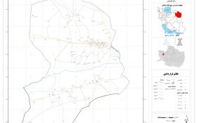 نقشه روستاهای شهرستان سبزوار