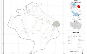 نقشه روستاهای شهرستان قوچان