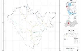 نقشه روستاهای شهرستان دالاهو
