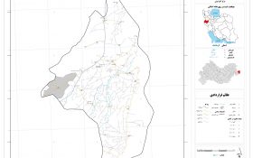 نقشه روستاهای شهرستان کنگاور