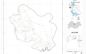 نقشه روستاهای شهرستان روانسر