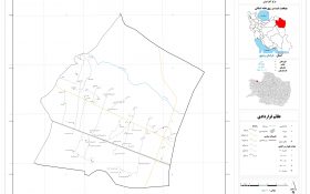 نقشه روستاهای شهرستان جوین