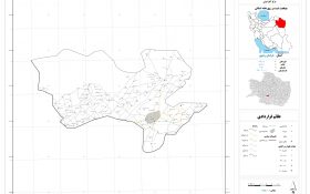 نقشه روستاهای شهرستان مه ولات