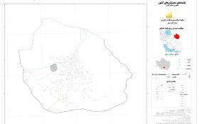 نقشه روستاهای شهرستان رشتخوار