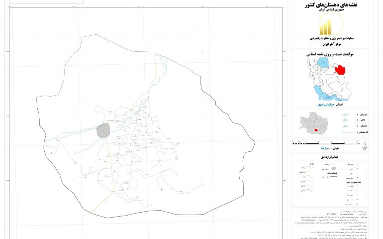نقشه روستای جنگل