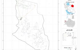 نقشه روستاهای شهرستان جغتای