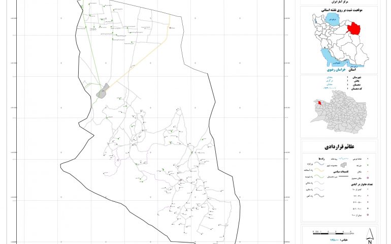 نقشه روستای جغتای