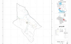 نقشه روستاهای شهرستان دنا