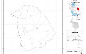 نقشه روستاهای شهرستان بشرویه