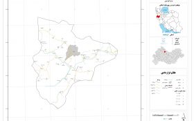 نقشه روستاهای شهرستان جوانرود