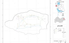 نقشه روستاهای شهرستان سنقر