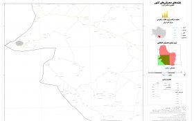 نقشه روستاهای شهرستان گناباد