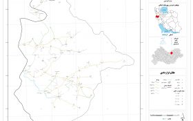 نقشه روستاهای شهرستان کرمانشاه
