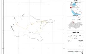 نقشه روستاهای شهرستان پاوه