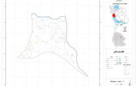 نقشه روستاهای شهرستان مسجد سلیمان
