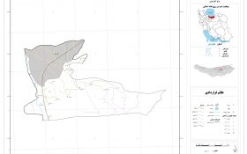 نقشه روستاهای شهرستان قائم شهر