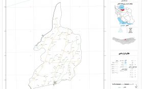 نقشه روستاهای شهرستان آمل