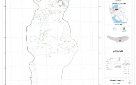 نقشه روستاهای شهرستان بابل