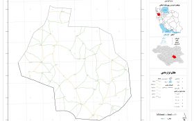 نقشه روستاهای شهرستان دهگلان