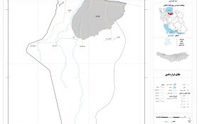 نقشه روستاهای شهرستان عباس آباد