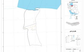 نقشه روستاهای شهرستان گلوگاه