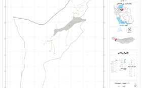 نقشه روستاهای شهرستان چالوس