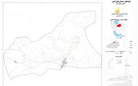 نقشه روستاهای شهرستان شاهرود