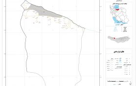 نقشه روستاهای شهرستان نوشهر