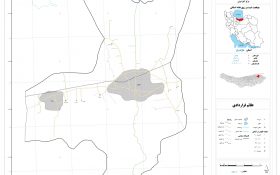 نقشه روستاهای شهرستان بهشهر