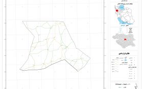 نقشه روستاهای شهرستان دیواندره