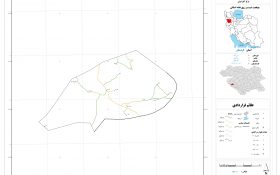 نقشه روستاهای شهرستان سروآباد