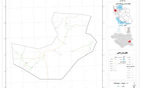 نقشه روستاهای شهرستان قروه